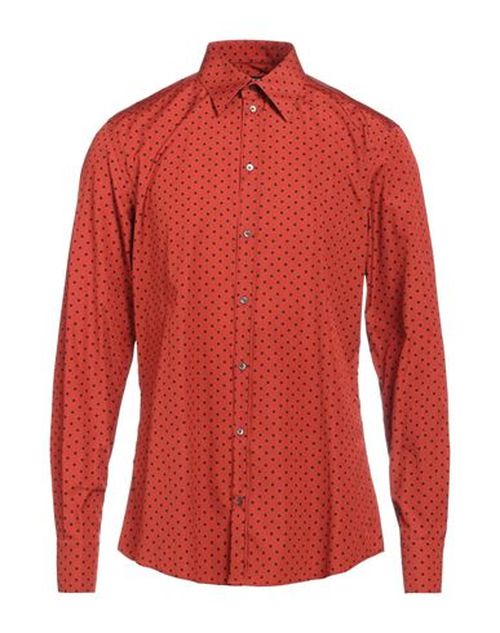 Man Shirt Rust Size 15 ¾ Cotton