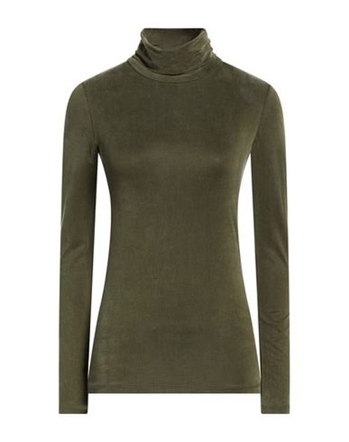 Caractère Woman Top Military green Size L Cupro, Elastane