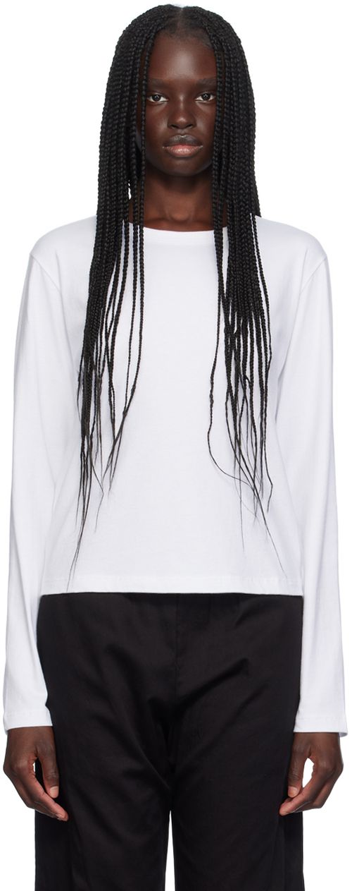 LESET White Margo Long Sleeve T-Shirt