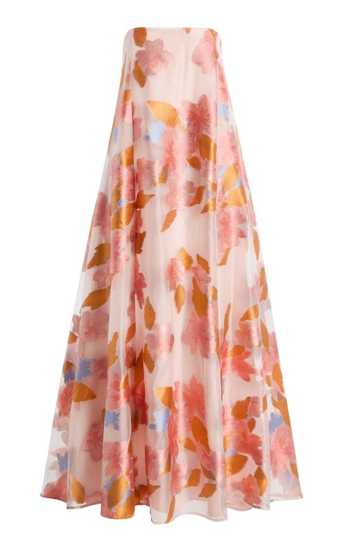 Allyson Embroidered Tulle Maxi Dress - Moda Operandi