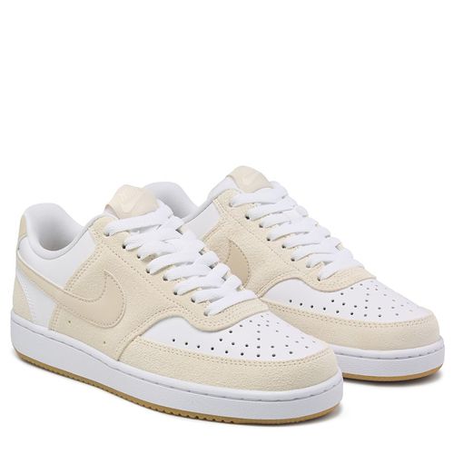 Women's Court Vision Low Sneakers (Ivory/Brown/White)