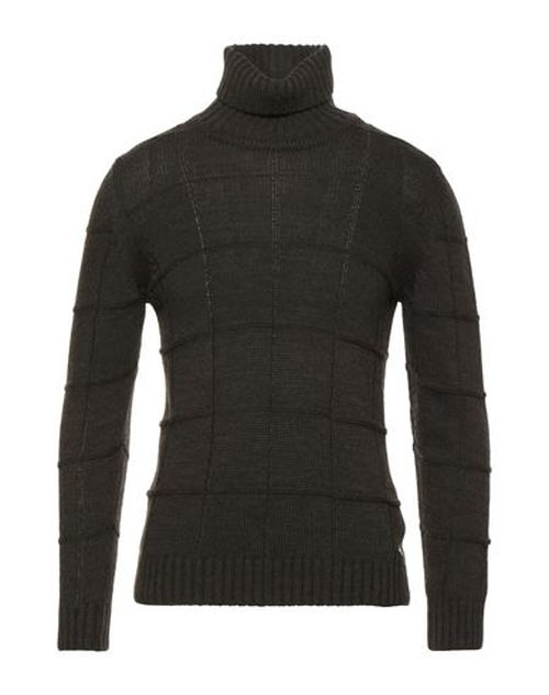 Man Turtleneck Military green Size XXL Cotton, Wool, Viscose, Polyamide