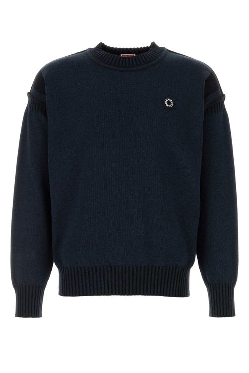 Flower Sweater — Navy