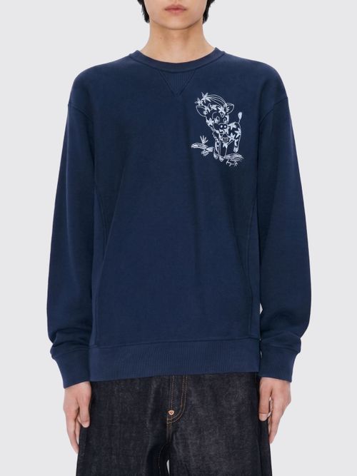 Sweatshirt Men color Blue