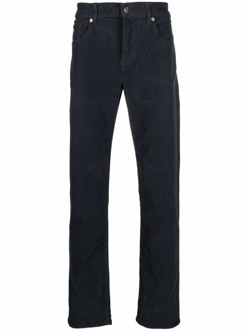 Mid-rise straight jeans - Blue