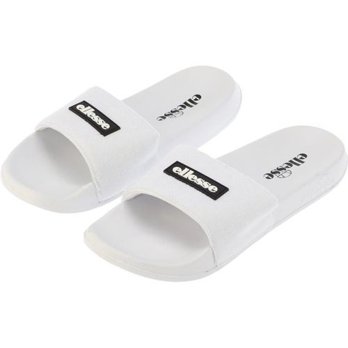 Ellesse Mens Laxxes Open Toe Slide Sandals in White