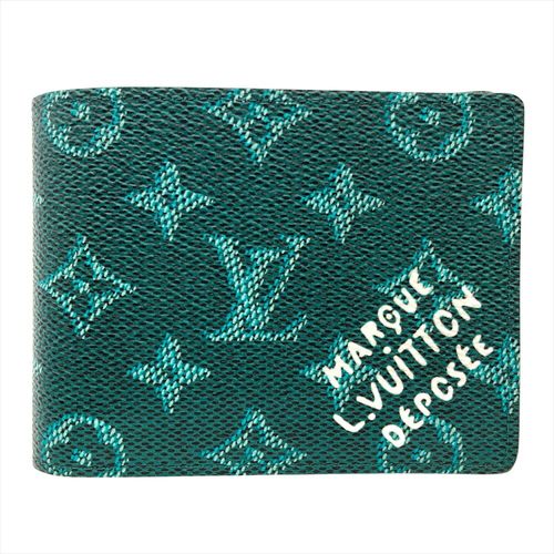 Louis Vuitton Green Wallet Bi-Fold Pre-Owned