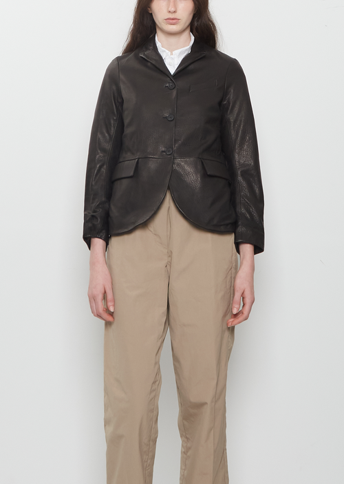 Bergfabel Leather Tyrol Leather Jacket Black