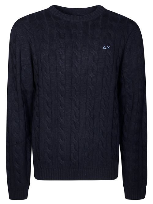 Textured Knit Pullover for Men