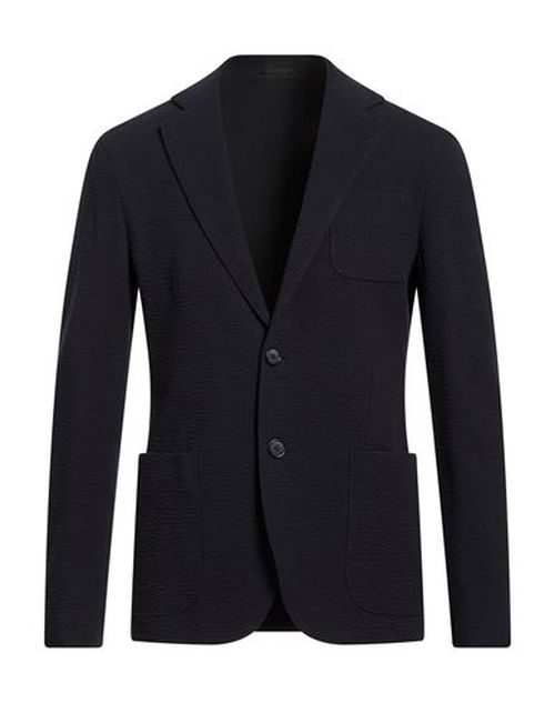 Man Blazer Midnight blue Size 38 Virgin Wool, Cashmere, Elastane