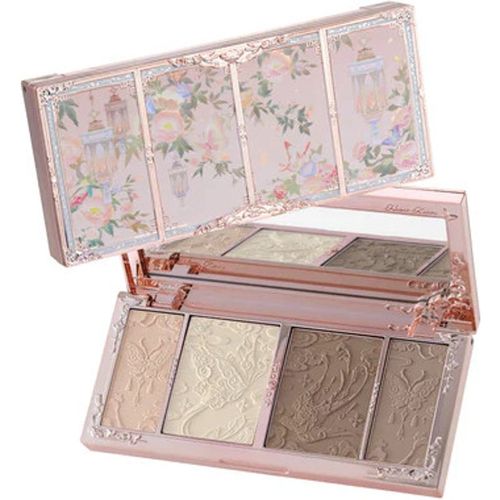 FlowerKnows - Butterfly Cloud Collar Embossed Highlight & Contour Palette - 16g - 02 Tawny Tea