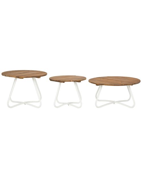 Henderson 3Pc Wood Top Coffee Table