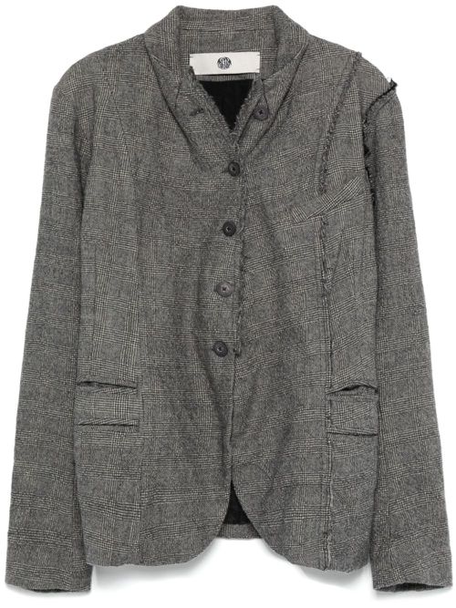 Prince of Wales-pattern blazer - Grey