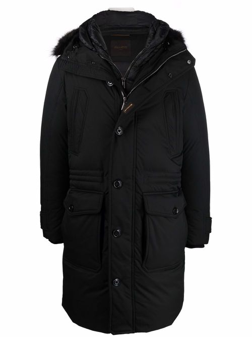 Moorer Helsinky down coat - Black