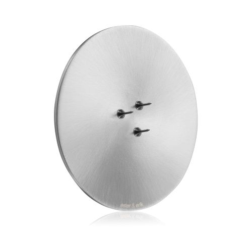Ester & erik shiny silver scented candle holder