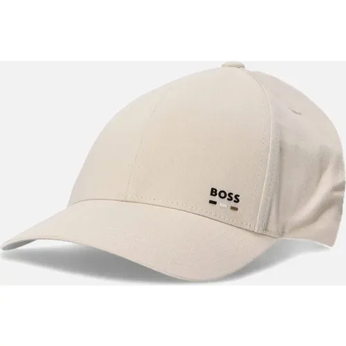 Men's Boss Zed-stripe Baseball Cap Light Beige - Cream - Size: 1 size