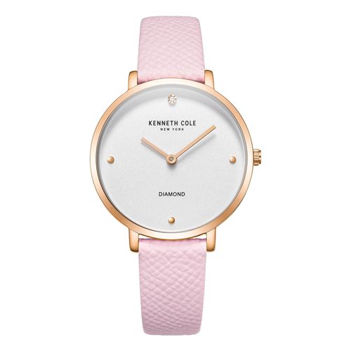 Diamond-Set Quartz Watch — Rose gold