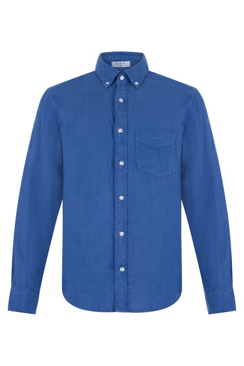 Linen Shirt — Blue