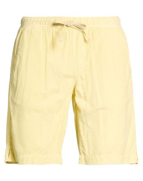 Man Shorts & Bermuda Shorts Yellow Size 31 Cotton