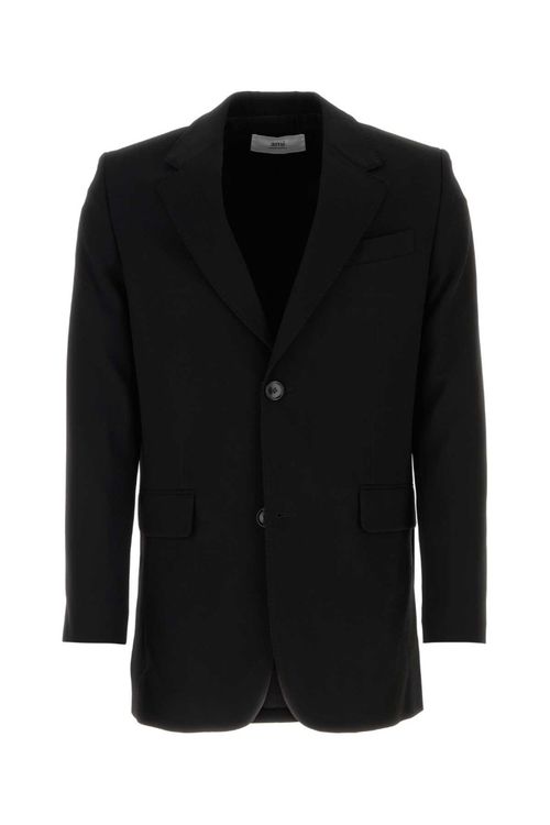 Black wool blazer