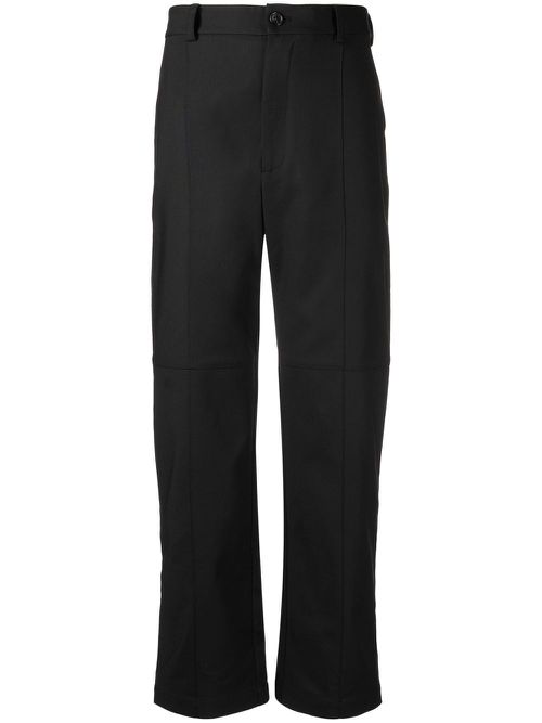 X ANOWHEREMAN straight-leg trousers - Black