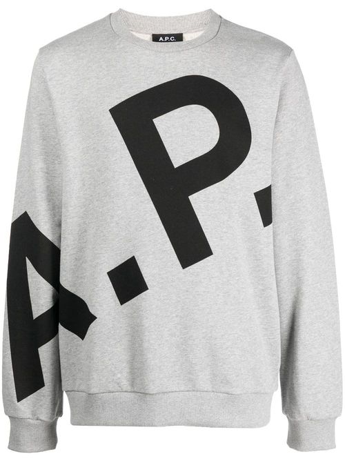 Logo-print sweatshirt - Grey
