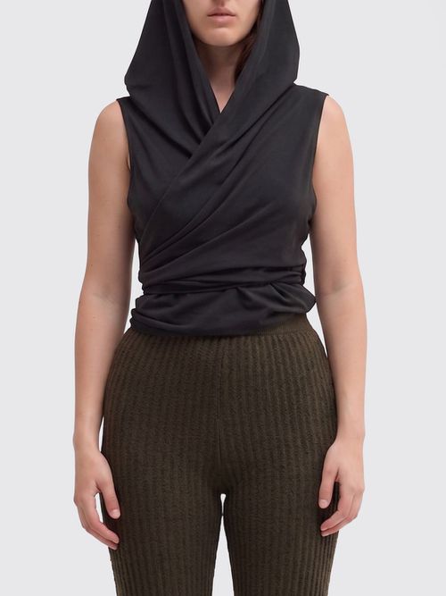 Top Woman color Black
