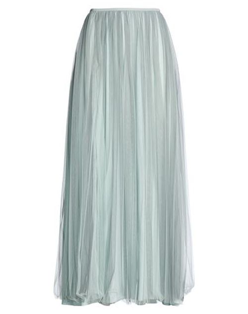 Woman Maxi skirt Sky blue Size 8 Polyamide