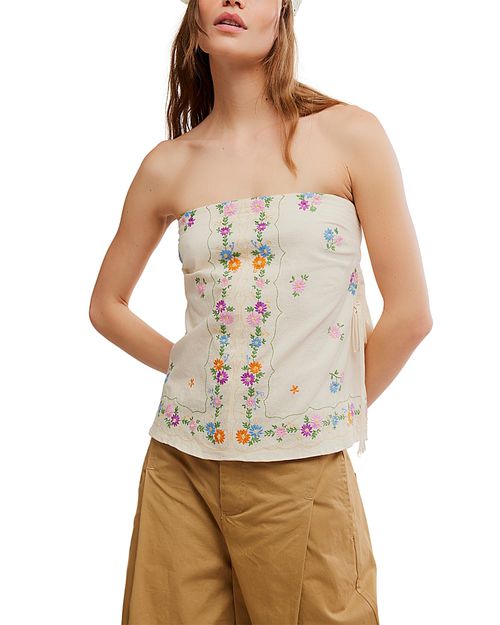 Doily Days Strapless Top