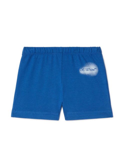 Arrow Spray jersey shorts - Blue