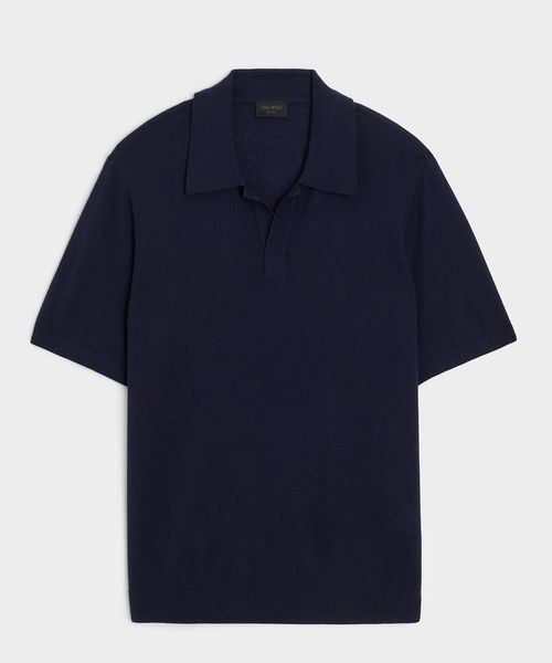 Silk-Cashmere Montauk Sweater Polo