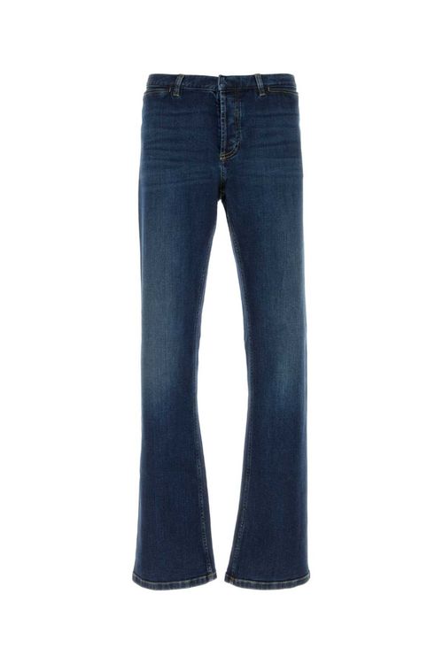 Blue Mid Rise Jeans