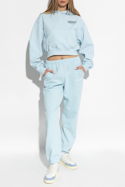 Sweatshirt From The Upper East Side Collection, Women's, Light Blue
