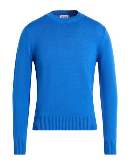 Man Sweater Blue Size 36 Merino Wool