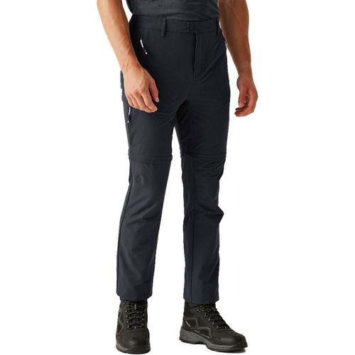 Regatta Mens Highton II Active Stretch Zip Off Trousers - Grey - Size 30W/30L