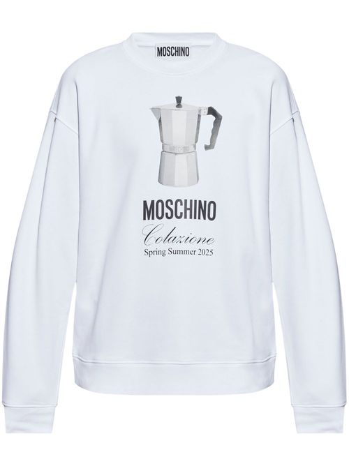 Printed sweatshirt - White