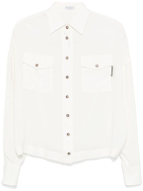 Silk shirt - Neutrals