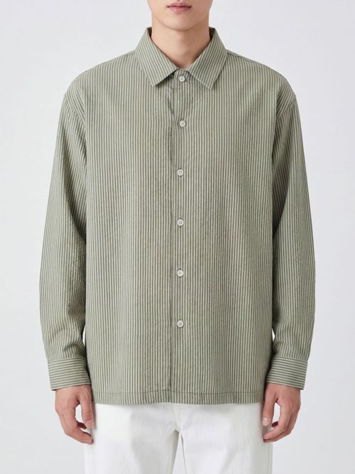 Shirt Men color Green