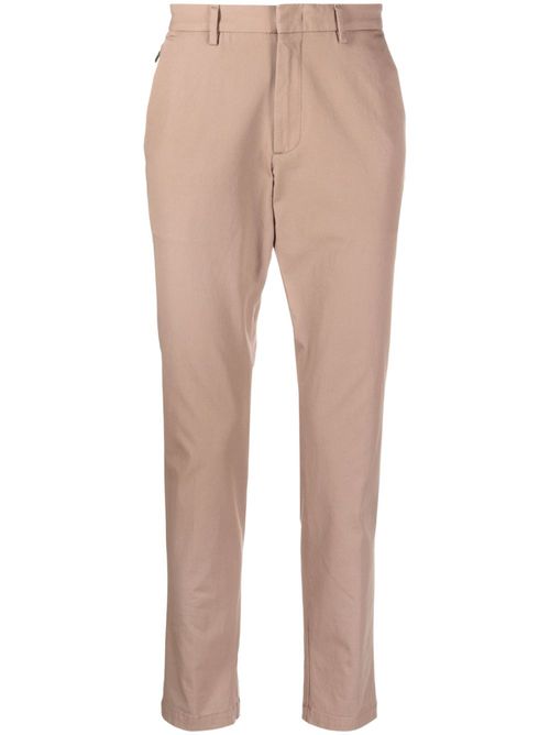 Slim-cut chino trousers - Brown