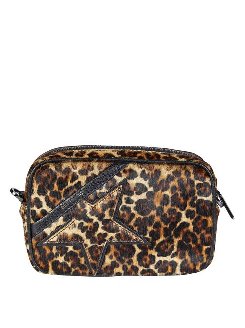Mini Star Bag in Animal-print Pony Skin with Tone-on-tone Star