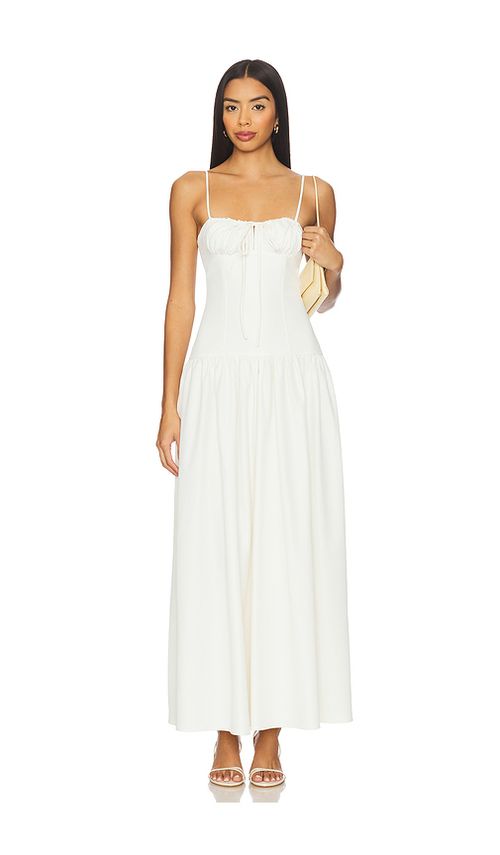 SNDYS Lelessa Maxi Dress in Vanilla. XXS also in L, M, S, XL