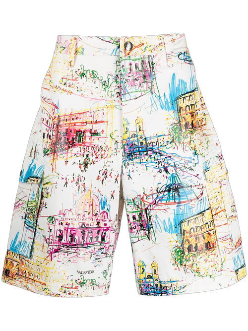Garavani Bermuda Shorts — White