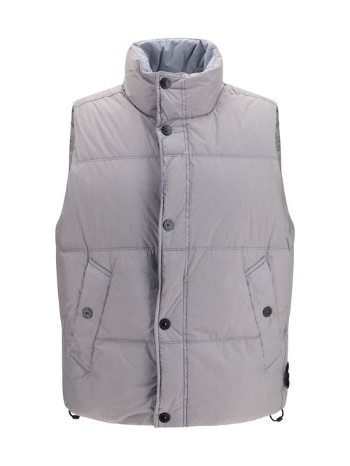 Crinkle Reps Vest — Gray
