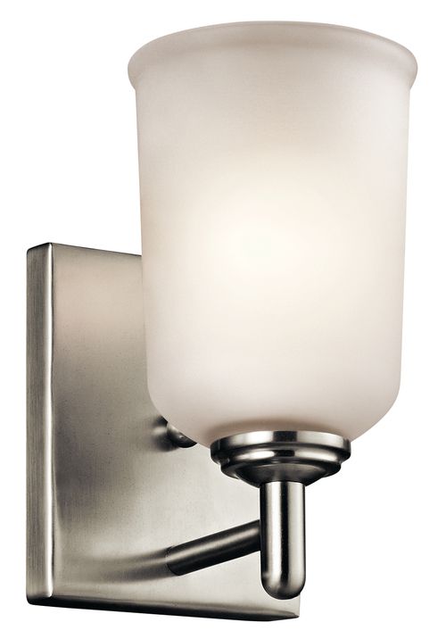 Shailene 1-Light Wall Bracket in Brushed Nicke