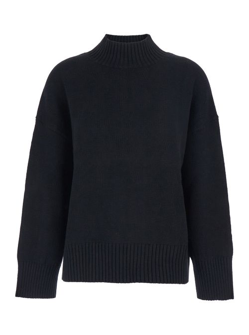 Cashmere Turtleneck Sweater — Black