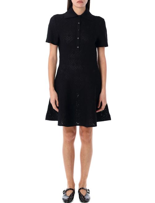Polo Dress In Monogram 72 Jacquard