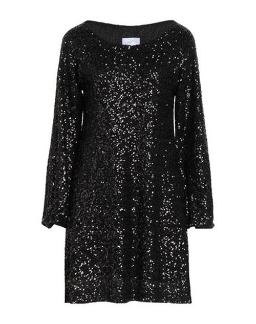 Woman Mini dress Black Size 4 Polyester, Elastane