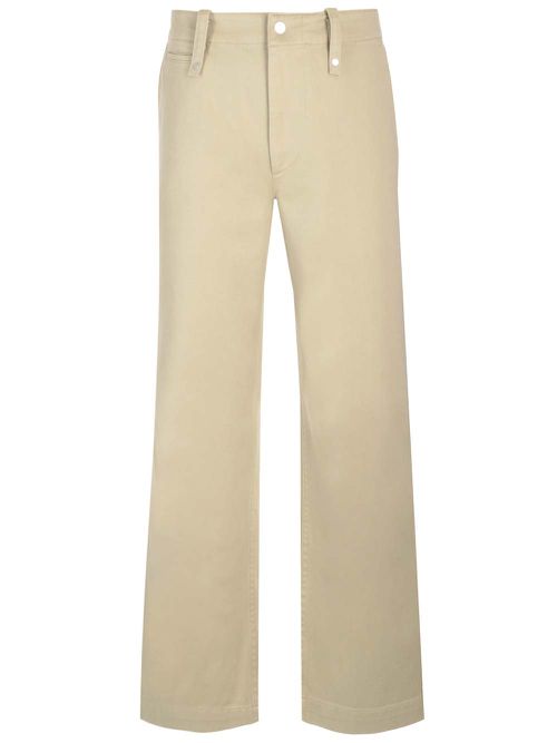 Beige Wide Pants