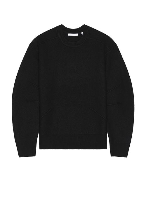 Helmut Lang Boiled Crew Sweater in Black