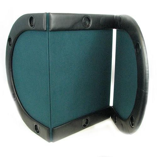 "Texas Hold'em Folding Poker Tabletop with Cupholders